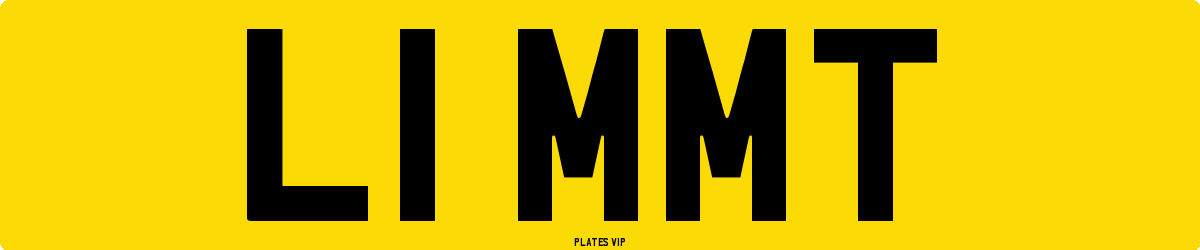 L1 MMT Prefix Number Plate For Sale Buy Now Plates VIP